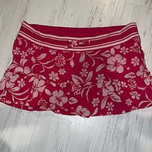 Pink Hawaiian mini skirt